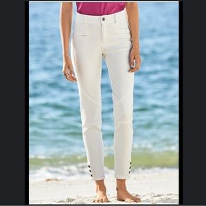 Peruvian Connection Patch Pocket Pants Size 6